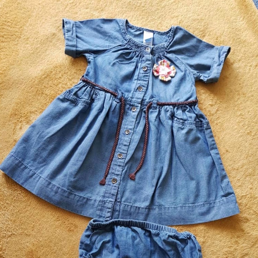 Carter's Blue dress for toddler size 18 Month